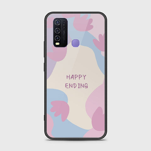 Vivo Y50 Cover - Happy Series - HQ Ultra Shine Premium Infinity Glass Soft Silicon Borders Case