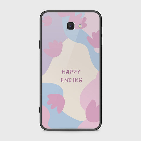 Samsung Galaxy J7 Prime Cover - Happy Series - HQ Ultra Shine Premium Infinity Glass Soft Silicon Borders Case