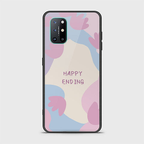 OnePlus 8T Cover - Happy Series - HQ Ultra Shine Premium Infinity Glass Soft Silicon Borders Case