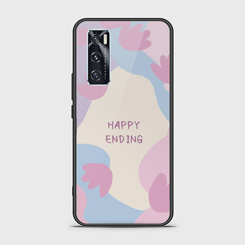 Vivo V20 SE Cover - Happy Series - HQ Ultra Shine Premium Infinity Glass Soft Silicon Borders Case
