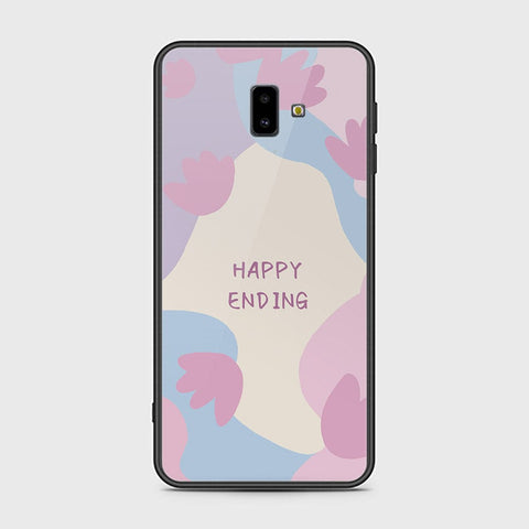 Samsung Galaxy J6 Plus 2018 Cover - Happy Series - HQ Ultra Shine Premium Infinity Glass Soft Silicon Borders Case