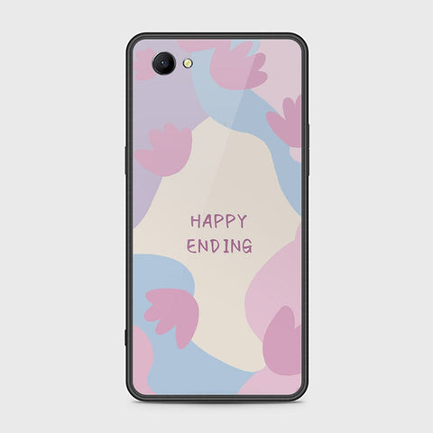 Oppo A3 Cover - Happy Series - HQ Ultra Shine Premium Infinity Glass Soft Silicon Borders Case