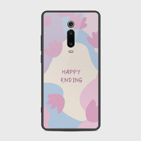 Xiaomi Mi 9T Cover - Happy Series - HQ Ultra Shine Premium Infinity Glass Soft Silicon Borders Case