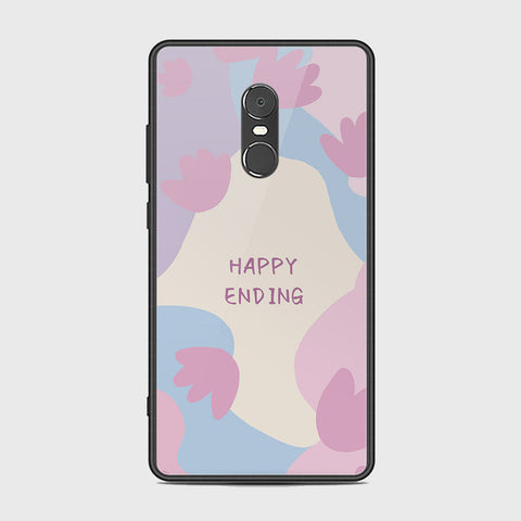 Xiaomi Redmi Note 4 / 4X Cover - Happy Series - HQ Ultra Shine Premium Infinity Glass Soft Silicon Borders Case