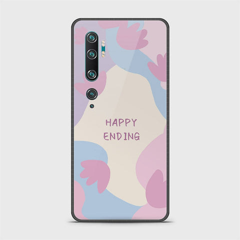 Xiaomi Mi CC9 Pro Cover - Happy Series - HQ Ultra Shine Premium Infinity Glass Soft Silicon Borders Case