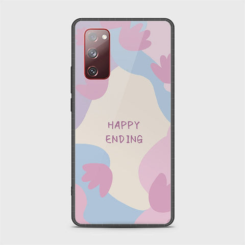 Samsung Galaxy S20 FE Cover - Happy Series - HQ Ultra Shine Premium Infinity Glass Soft Silicon Borders Case