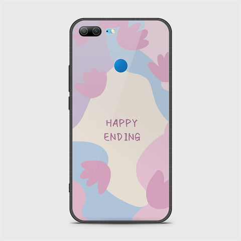 Huawei Honor 9 Lite Cover - Happy Series - HQ Ultra Shine Premium Infinity Glass Soft Silicon Borders Case