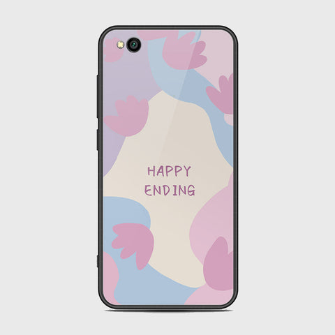 Xiaomi Redmi Go Cover - Happy Series - HQ Ultra Shine Premium Infinity Glass Soft Silicon Borders Case