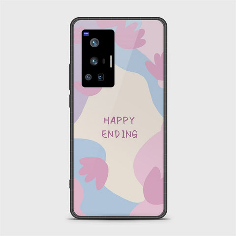 Vivo X70 Pro Cover - Happy Series - HQ Ultra Shine Premium Infinity Glass Soft Silicon Borders Case