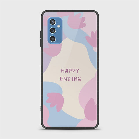 Samsung Galaxy M52 5G Cover - Happy Series - HQ Ultra Shine Premium Infinity Glass Soft Silicon Borders Case