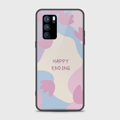Oppo Reno 6 Pro 5G Cover - Happy Series - HQ Ultra Shine Premium Infinity Glass Soft Silicon Borders Case