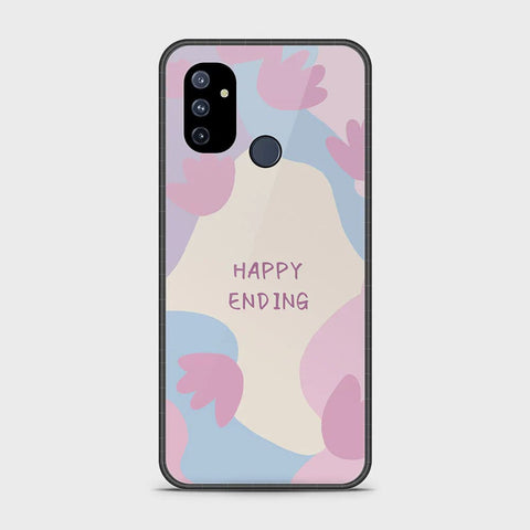 OnePlus Nord N100 Cover - Happy Series - HQ Ultra Shine Premium Infinity Glass Soft Silicon Borders Case