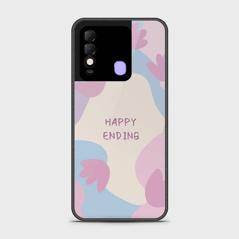 Tecno Spark 8 Cover - Happy Series - HQ Ultra Shine Premium Infinity Glass Soft Silicon Borders Case