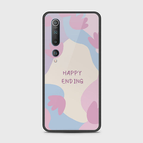 Xiaomi Mi 10 Cover - Happy Series - HQ Ultra Shine Premium Infinity Glass Soft Silicon Borders Case