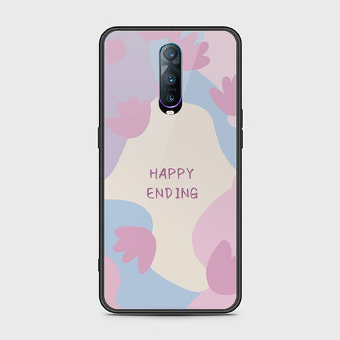 OPPO R17 Pro Cover - Happy Series - HQ Ultra Shine Premium Infinity Glass Soft Silicon Borders Case