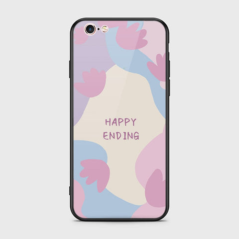 iPhone 6s Plus / 6 Plus Cover - Happy Series - HQ Ultra Shine Premium Infinity Glass Soft Silicon Borders Case