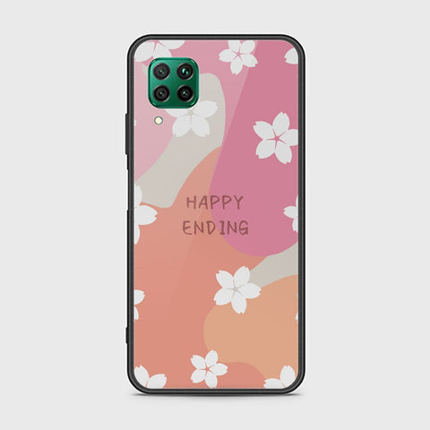 Huawei P40 Lite Cover - Happy Series - HQ Ultra Shine Premium Infinity Glass Soft Silicon Borders Case