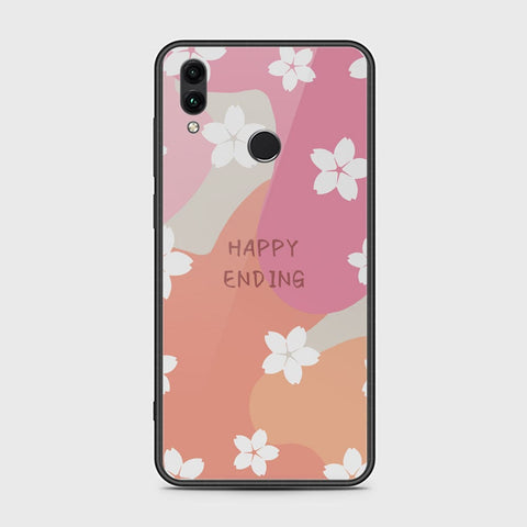 Huawei Honor 10 Lite Cover - Happy Series - HQ Ultra Shine Premium Infinity Glass Soft Silicon Borders Case