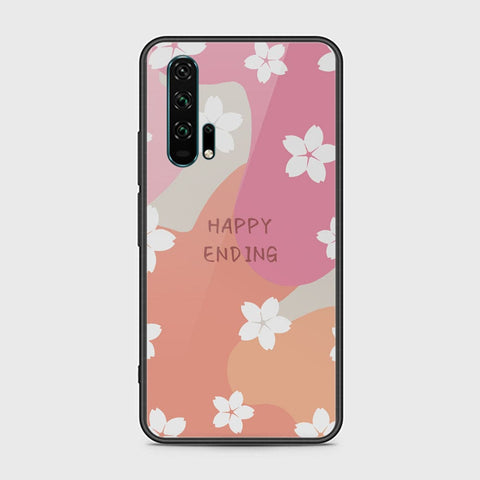 Honor 20 Pro Cover - Happy Series - HQ Ultra Shine Premium Infinity Glass Soft Silicon Borders Case