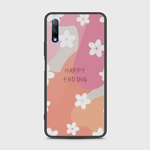 Honor 9X Cover - Happy Series - HQ Ultra Shine Premium Infinity Glass Soft Silicon Borders Case