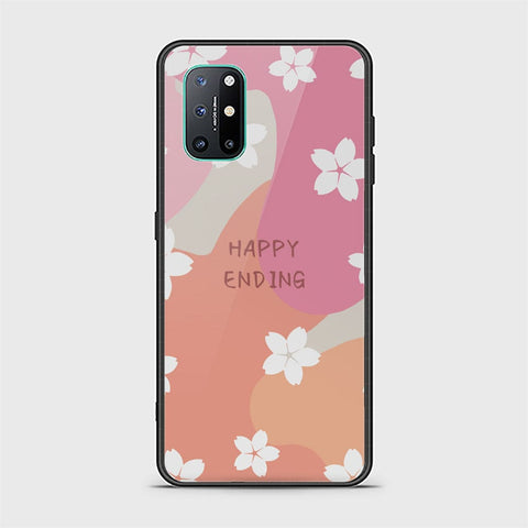 OnePlus 8T Cover - Happy Series - HQ Ultra Shine Premium Infinity Glass Soft Silicon Borders Case