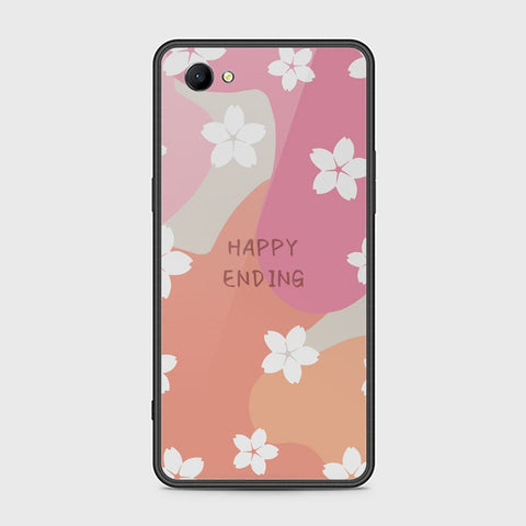 Oppo A3 Cover - Happy Series - HQ Ultra Shine Premium Infinity Glass Soft Silicon Borders Case