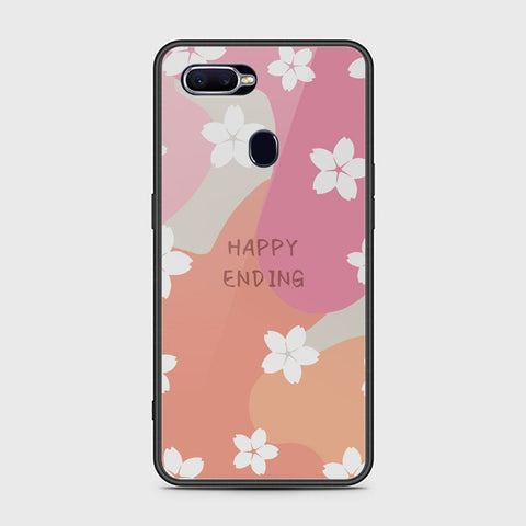 Oppo F9 / F9 Pro Cover - Happy Series - HQ Ultra Shine Premium Infinity Glass Soft Silicon Borders Case