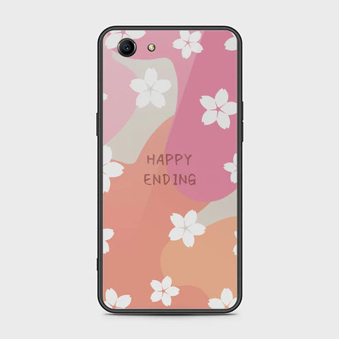 Oppo A83 Cover - Happy Series - HQ Ultra Shine Premium Infinity Glass Soft Silicon Borders Case