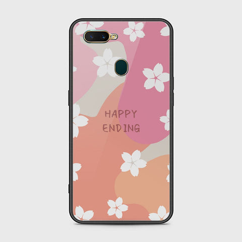 Oppo A12s Cover - Happy Series - HQ Ultra Shine Premium Infinity Glass Soft Silicon Borders Case