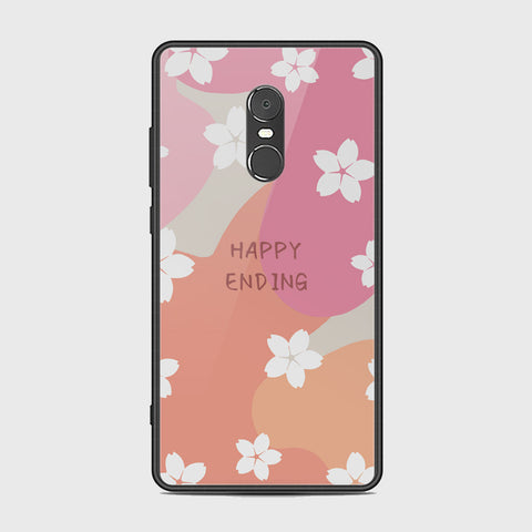 Xiaomi Redmi Note 4 / 4X Cover - Happy Series - HQ Ultra Shine Premium Infinity Glass Soft Silicon Borders Case