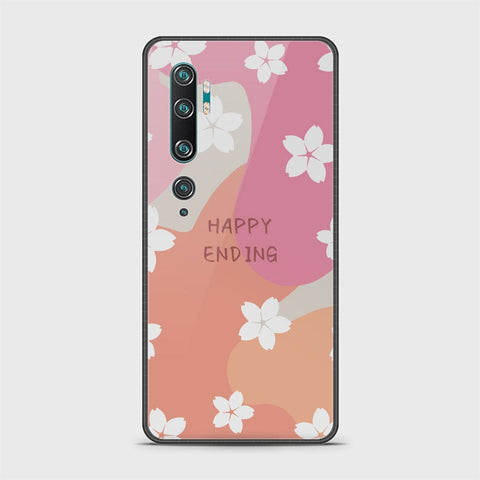 Xiaomi Mi CC9 Pro Cover - Happy Series - HQ Ultra Shine Premium Infinity Glass Soft Silicon Borders Case