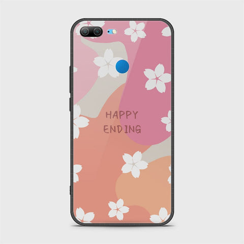 Huawei Honor 9 Lite Cover - Happy Series - HQ Ultra Shine Premium Infinity Glass Soft Silicon Borders Case