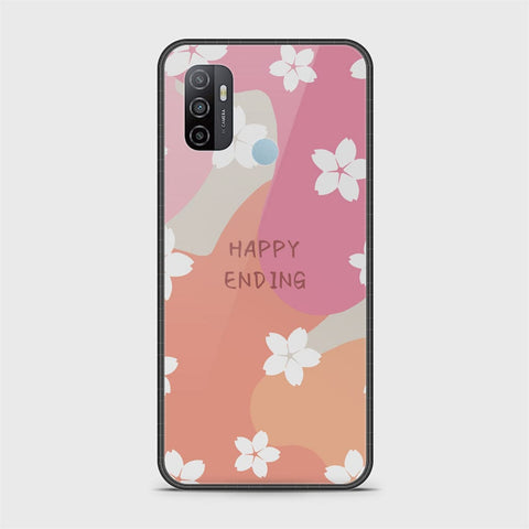 Oppo A53s Cover - Happy Series - HQ Ultra Shine Premium Infinity Glass Soft Silicon Borders Case