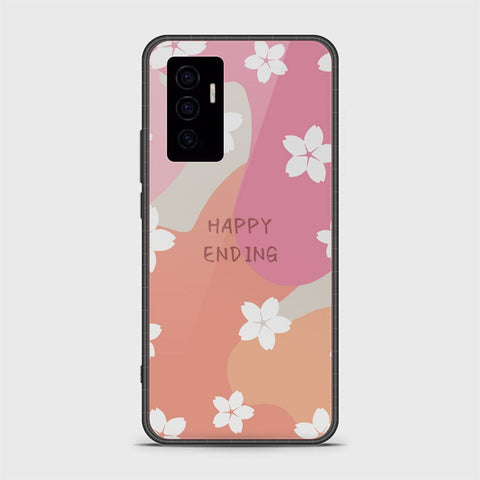 Vivo V23e Cover - Happy Series - HQ Ultra Shine Premium Infinity Glass Soft Silicon Borders Case