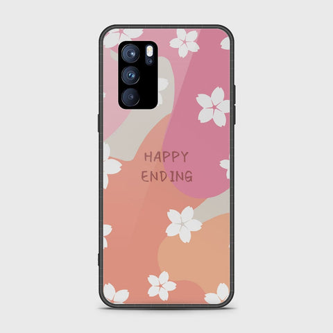 Oppo Reno 6 Pro 5G Cover - Happy Series - HQ Ultra Shine Premium Infinity Glass Soft Silicon Borders Case