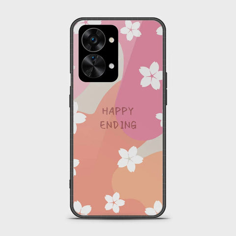 OnePlus Nord 2T Cover - Happy Series - HQ Ultra Shine Premium Infinity Glass Soft Silicon Borders Case