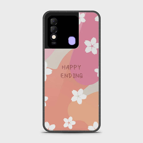 Tecno Spark 8 Cover - Happy Series - HQ Ultra Shine Premium Infinity Glass Soft Silicon Borders Case