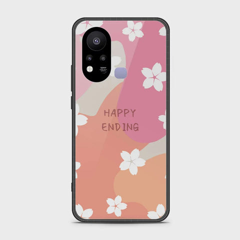 Infinix Hot 11s Cover - Happy Series - HQ Ultra Shine Premium Infinity Glass Soft Silicon Borders Case