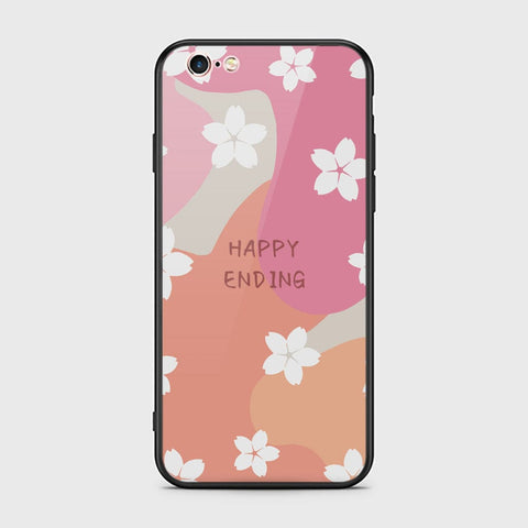 iPhone 6s Plus / 6 Plus Cover - Happy Series - HQ Ultra Shine Premium Infinity Glass Soft Silicon Borders Case