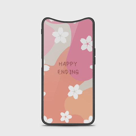 Oppo Find X Cover - Happy Series - HQ Ultra Shine Premium Infinity Glass Soft Silicon Borders Case
