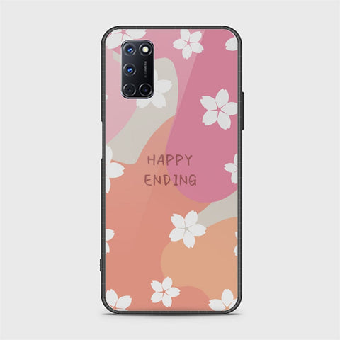 Oppo A52 Cover - Happy Series - HQ Ultra Shine Premium Infinity Glass Soft Silicon Borders Case