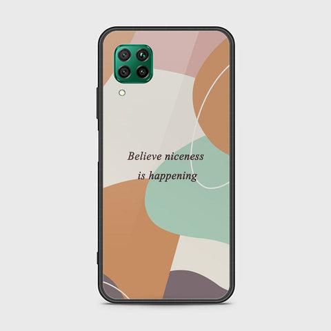 Huawei P40 Lite Cover - Happy Series - HQ Ultra Shine Premium Infinity Glass Soft Silicon Borders Case