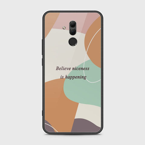 Huawei Mate 20 Lite Cover - Happy Series - HQ Ultra Shine Premium Infinity Glass Soft Silicon Borders Case