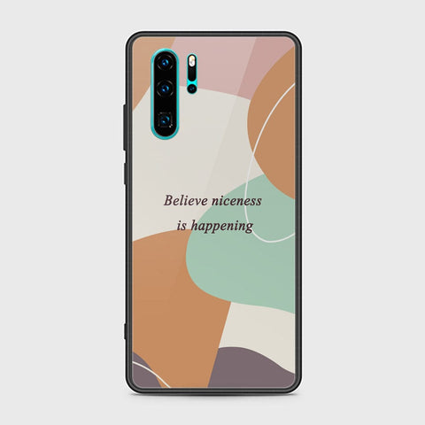 Huawei P30 Pro Cover - Happy Series - HQ Ultra Shine Premium Infinity Glass Soft Silicon Borders Case