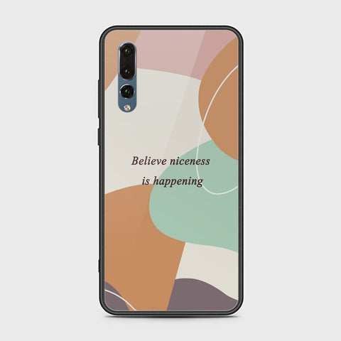 Huawei P20 Pro Cover - Happy Series - HQ Ultra Shine Premium Infinity Glass Soft Silicon Borders Case