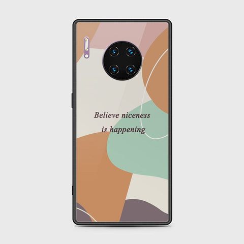 Huawei Mate 30 Pro Cover - Happy Series - HQ Ultra Shine Premium Infinity Glass Soft Silicon Borders Case