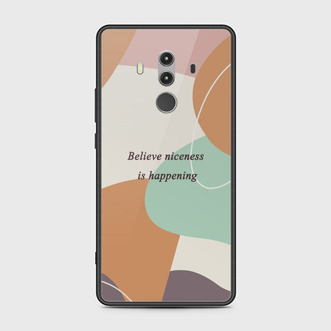 Huawei Mate 10 Pro Cover - Happy Series - HQ Ultra Shine Premium Infinity Glass Soft Silicon Borders Case