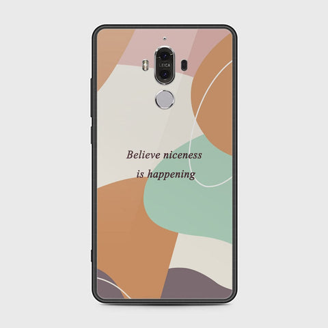 Huawei Mate 9 Cover - Happy Series - HQ Ultra Shine Premium Infinity Glass Soft Silicon Borders Case