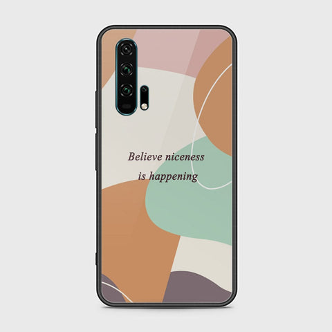 Honor 20 Pro Cover - Happy Series - HQ Ultra Shine Premium Infinity Glass Soft Silicon Borders Case