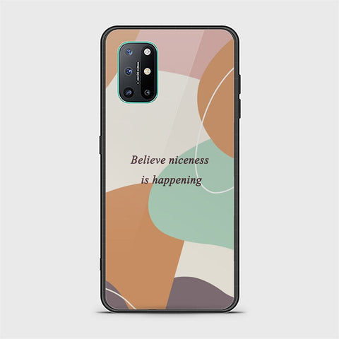 OnePlus 8T Cover - Happy Series - HQ Ultra Shine Premium Infinity Glass Soft Silicon Borders Case